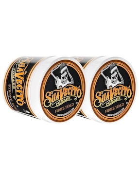 Set 2 Pomadas Para Cabello Suavecito Pomade Firme Hold Brillo Medio