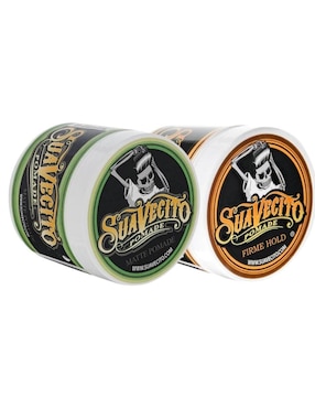 Set 2 Pomadas Para Cabello Suavecito Pomade Stronghold Firme Hold + Matte