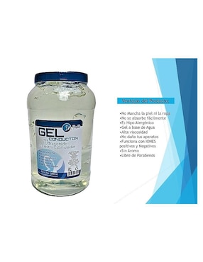 Gel corporal condutor para Ultrasonido o Electro estimulación Zenskki Medic 3780 ml