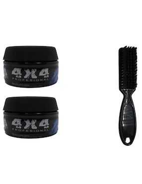 Balsamo Cubre Canas Para Barba Y Bigote 4X4 Profesional 100 G + Cepillo