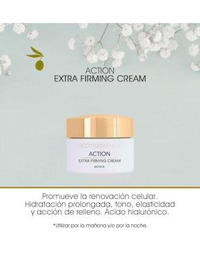 Crema facial recomendada para reafirmar día y noche Mediterranea Cosmetics para todo tipo piel