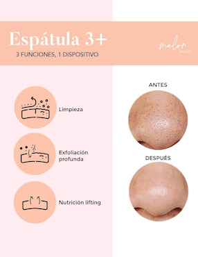 Kit Espátula Ultrasonic + Crema hidratante Melon Beauty