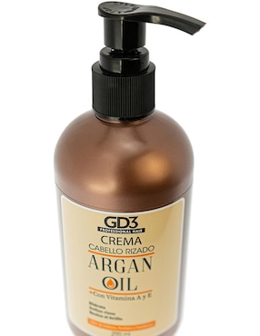 Crema para cabello rizado Gd3 Argan para hidratar
