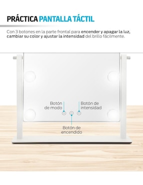 Espejo rectangular Redlemon