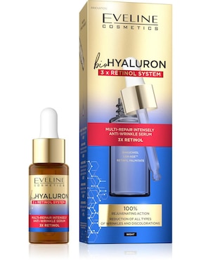 Sérum de retinol BioHyaluron Eveline Cosmetics todo tipo piel