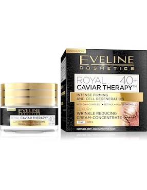 Crema Para Rostro Eveline Cosmetics Royal Caviar Therapy 40+ Recomendado Para Líneas De Expresión