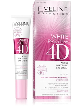 Crema Para Ojos Eveline Cosmetics White Prestige 4D Para Desvanecer Manchas