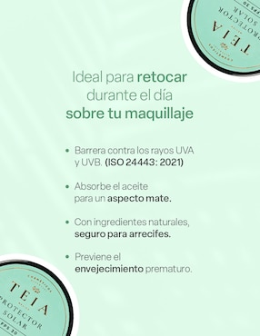 Protector solar FPS 30 polvo facial Teia 30 g