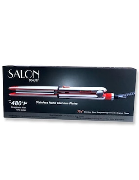 Alaciadora Salon Beauty Stainless Steel 2 in 1 Curling Wand placas de titanio