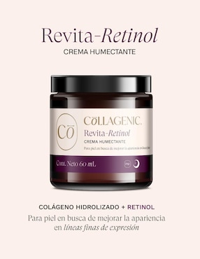 Crema facial recomendada para prevenir signos de la edad de noche Collagenic para todo tipo piel