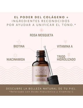 Serum antimanchas para rostro 10% Niacinamida Colágeno Collagenic 50 ml