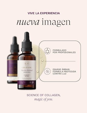 Sérum de retinol facial antiarrugas Baba Caracol Colágeno Collagenic todo tipo piel