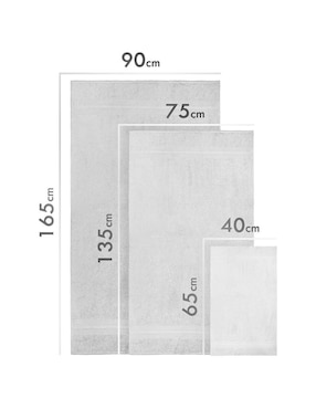 Set de toallas para baño Aquila de algodón unisex