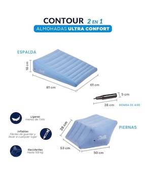 Almohada ortopédica Lo Necesito Premium firmeza media