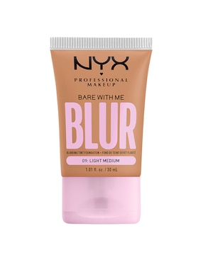 Base De Maquillaje Líquida NYX Professional Makeup Bare With Me Blur Tint