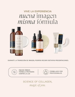 Kit tratamiento facial Set facial collagenic: serum + gel limpiador + tonico + contorno de ojos antiedad Collagenic