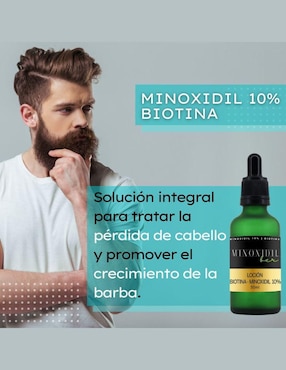 Tratamiento para barba y cabello anticaída Minoxidilber