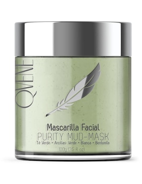 Mascarilla Facial Para Calmar La Piel Purity Mud Mask Té Verde Qvene