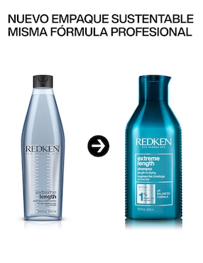 Shampoo anticaída para cabello fino Extreme Length Redken Extreme Length 300 ml