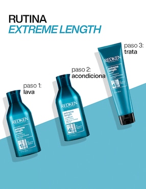 Shampoo anticaída para cabello fino Extreme Length Redken Extreme Length 300 ml