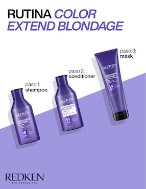 Mascarilla Express Anti-Brass Redken Color Extend Blondage para tonificar Redken