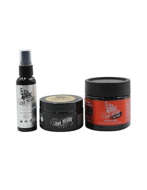 Tratamiento Para Barba Y Cabello Reparador Lobo Negro