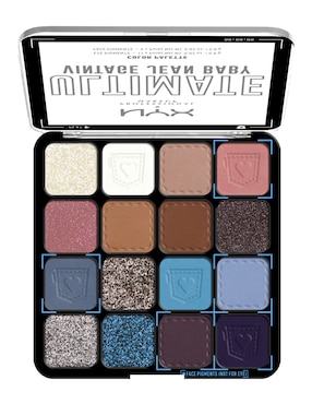 Paleta De Sombras NYX Professional Makeup Ultimate 16 Tonos