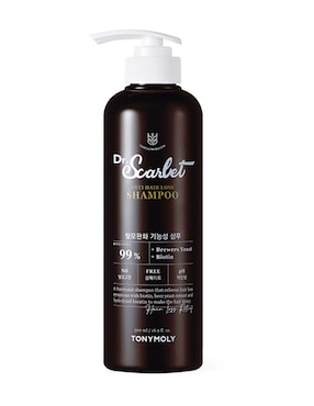 Shampoo Reparador Para Cabello Dr. Scarlet - Anti Caída Y Pro Crecimiento Con Biotina Tony Moly