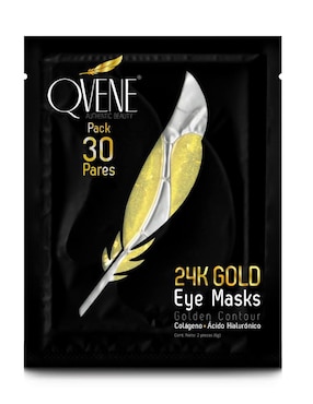 Parches Para Ojeras 24K Gold Eye Contour Qvene