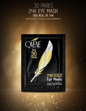 Parches para ojeras 24k gold eye contour Qvene