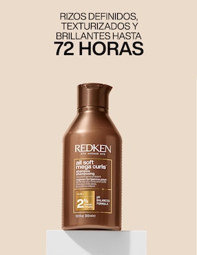Shampoo hidratante para cabello rizado Redken All Soft Mega Curls 300 ml