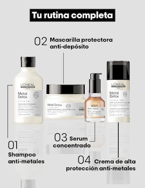 Crema para todo tipo de cabello Metal Detox L'Oreal Professionnel para antifrizz