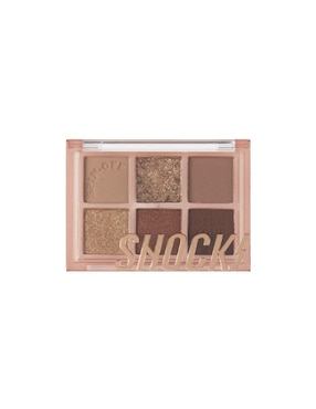 Paleta De Sombras Para Ojos Tony Moly The Shocking 6 Tonos