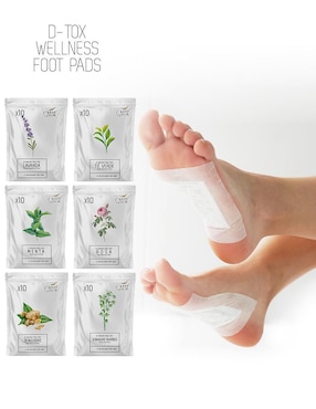 Parches para pies d-tox wellness foot pads Qvene