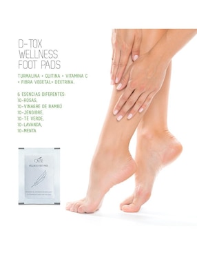 Parches para pies d-tox wellness foot pads Qvene