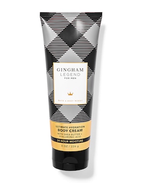 Crema Para Cuerpo Recomendada Para Hidratar Día Y Noche Gingham Legend Bath & Body Works Mens Para Piel Todo Tipo