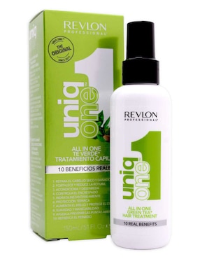 Spray para cabello todo tipo Treatment Green Tea Revlon Uniq One 150 ml