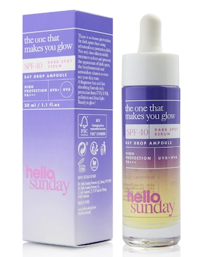 Tratamiento facial Dark Spot Serum Spf 40 hidratante Hello Sunday