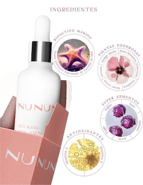 Sérum reafirmante Anti-Aging Nunun Skin de piel normales y sensibles