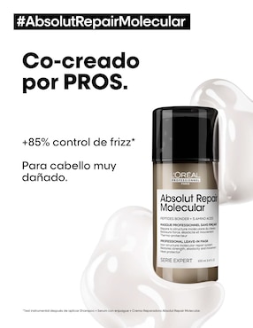 Mascarilla para cabello todo tipo Absolut Repair Molecular L'Oreal Professionnel para hidratar