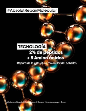 Shampoo reparador para cabello Absolut Repair Molecular L'Oreal Professionnel Serie Expert 500 ml