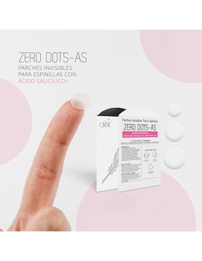 Parches para acné zero dots-as ácido salicílico Qvene