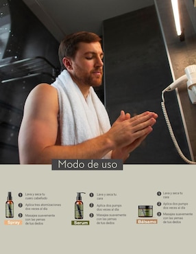 Tratamiento para barba y cabello crecimiento Not Minox