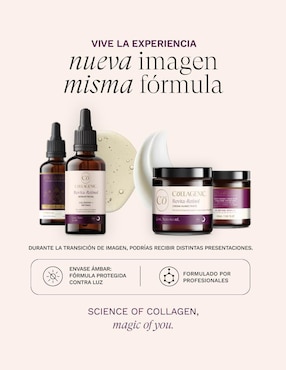 Set tratamiento facial antiarrugas sérum retinol 50ml + hidratante en crema 60ml antiedad Collagenic