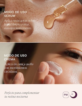 Set tratamiento facial antiarrugas sérum retinol 50ml + hidratante en crema 60ml antiedad Collagenic