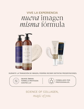 Kit tratamiento facial limpieza e hidratación facial contorno de ojos 25ml + jabón en gel 500ml antiedad Collagenic