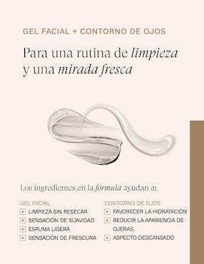 Kit tratamiento facial limpieza e hidratación facial contorno de ojos 25ml + jabón en gel 500ml antiedad Collagenic