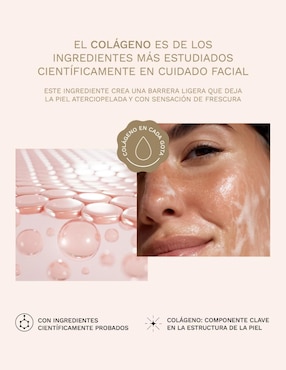 Kit tratamiento facial limpieza e hidratación facial contorno de ojos 25ml + jabón en gel 500ml antiedad Collagenic