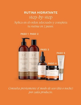 Kit tratamiento facial aclarante sérum +crema antiedad Collagenic