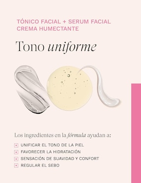 Kit de tratamiento facial antiedad niacinamida: tónico, crema nocturna y serum antiedad Collagenic
